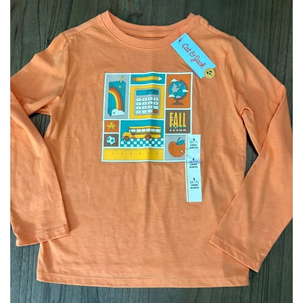 New cat & jack 6/7 fall school long sleeve